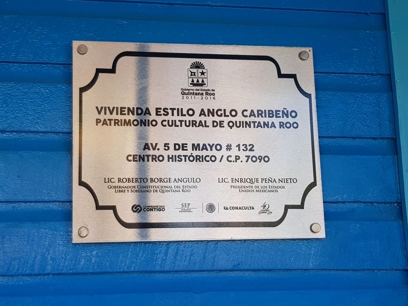 Avenida 5 de Mayo No. 132 Marker. Click for full size. Avenida 5 de Mayo No. 132 Marker image. Click for full size.