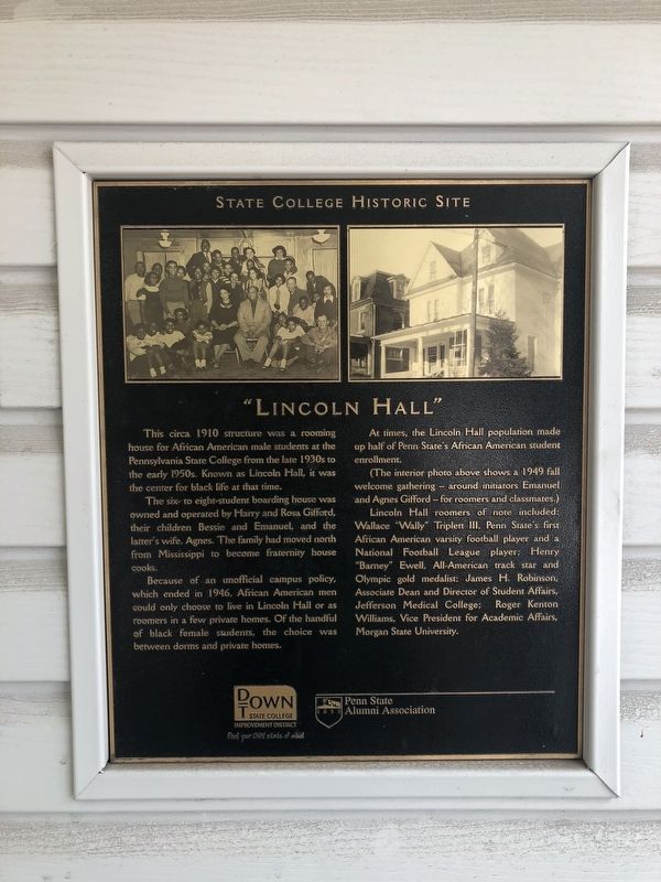 "Lincoln Hall" Marker image. Click for full size.