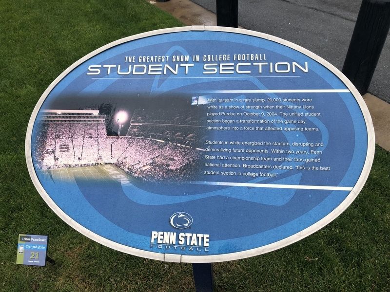 Student Section Marker image. Click for full size.