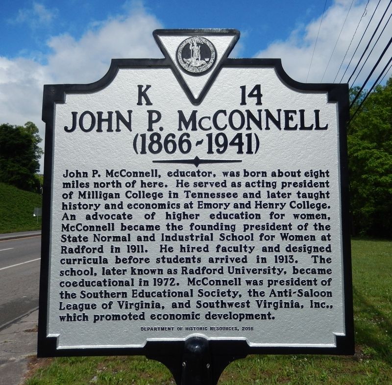 John P. McConnell Marker image. Click for full size.