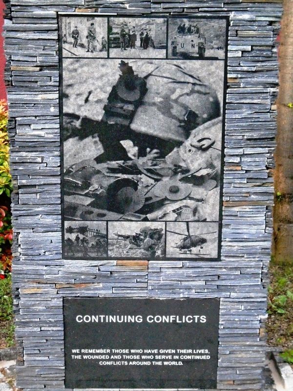 War Memorial - Continuing Conflicts Marker image. Click for full size.