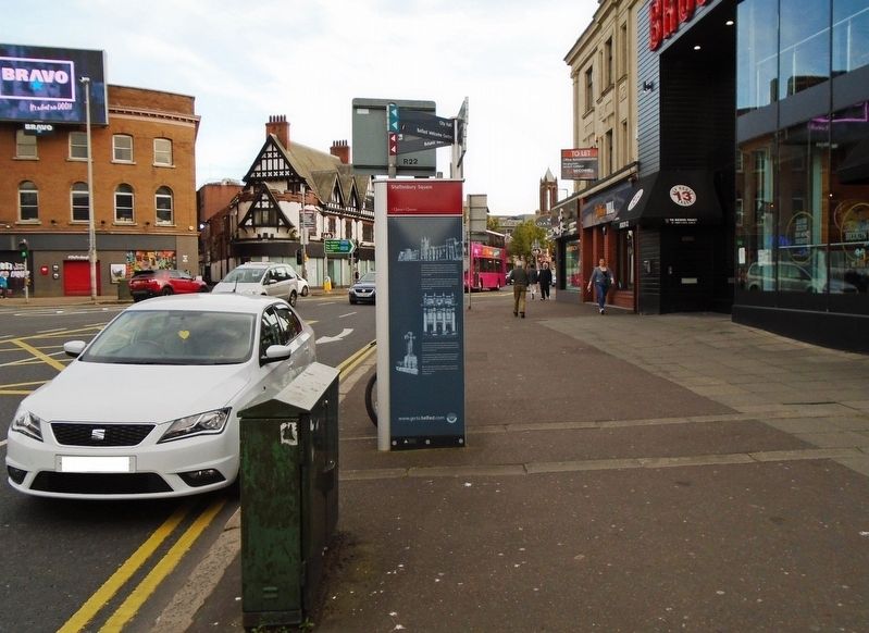 Shaftesbury Square Marker. Click for full size. Shaftesbury Square Marker image. Click for full size.