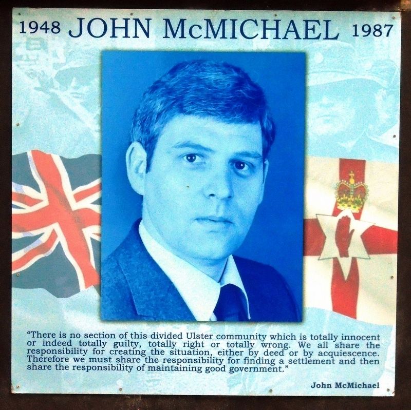 South Belfast Brigade McMichael Memorial. Click for full size. South Belfast Brigade McMichael Memorial image. Click for full size.