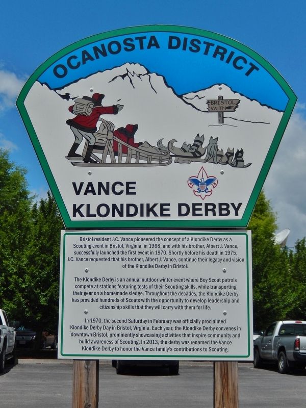 Vance Klondike Derby Marker image. Click for full size.