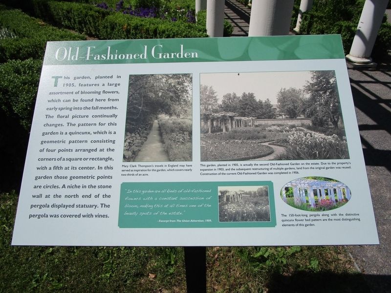 Old-Fashioned Garden Marker image. Click for full size.