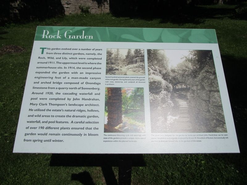 Rock Garden Marker image. Click for full size.
