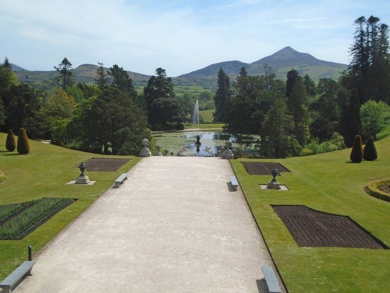 View from Powerscourt Estate Upper Terrace image. Click for full size.