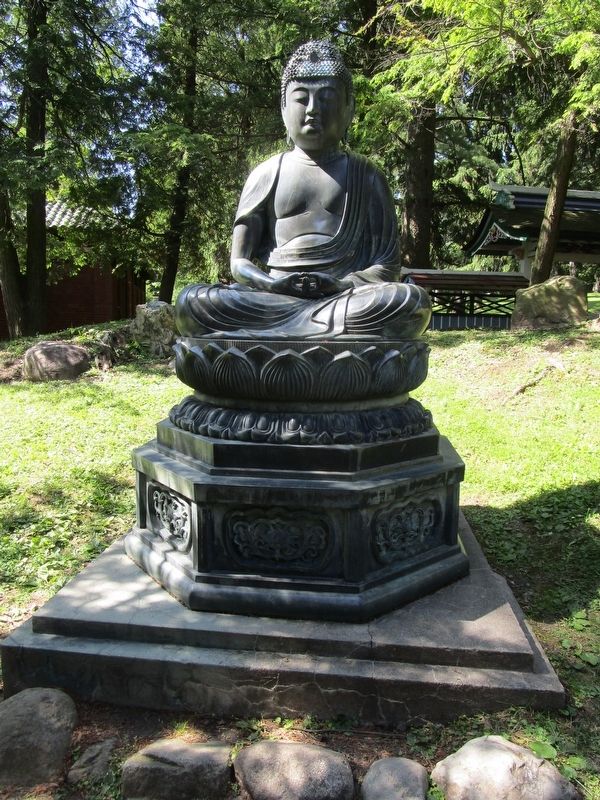 Japanese Garden Buddha image. Click for full size.
