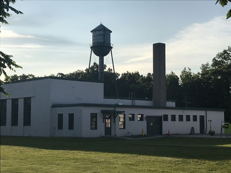Packard Proving Grounds Water Tower and Maintenance Building image. Click for full size.