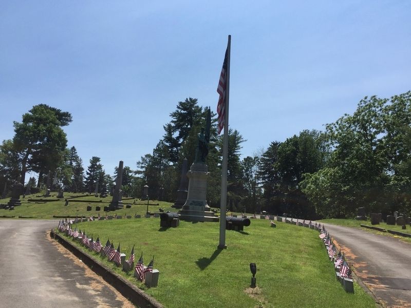 Saratoga Springs Civil War Memorial image. Click for full size.