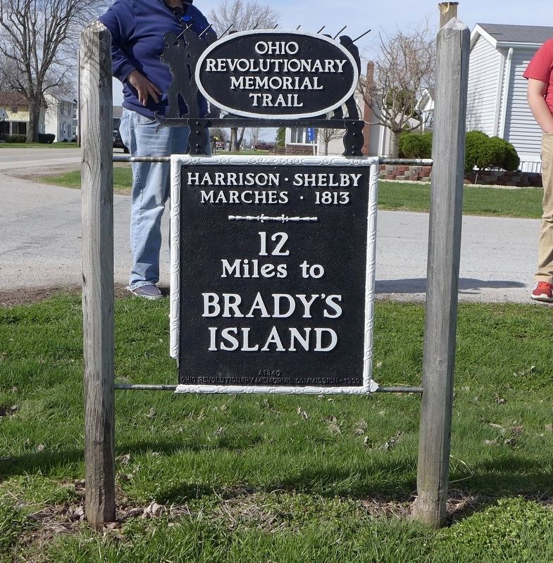 to Brady's Island / to Battle Island Marker image. Click for full size.