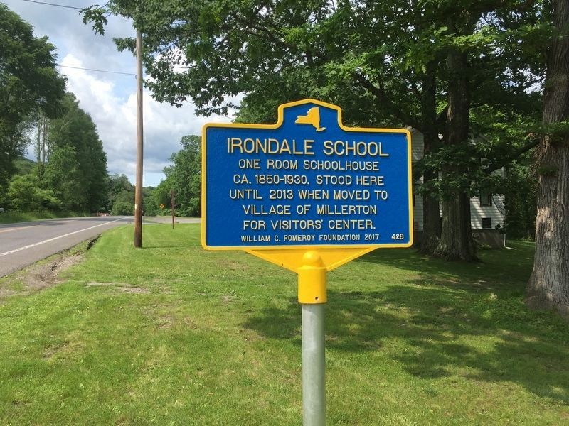Irondale School Marker image. Click for full size.