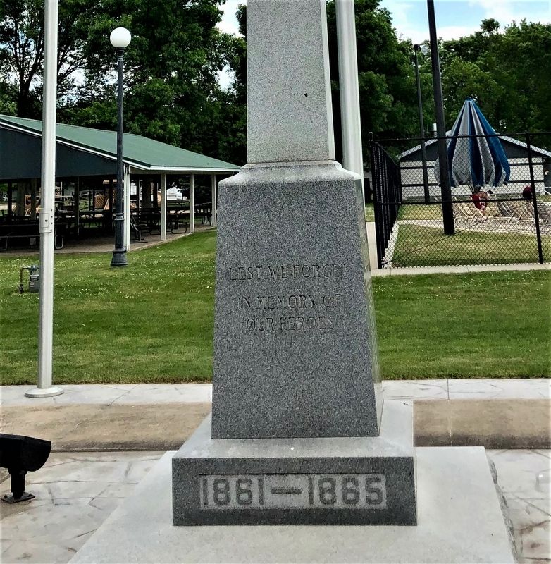 Sanborn, Iowa Civil War Memorial image. Click for full size.