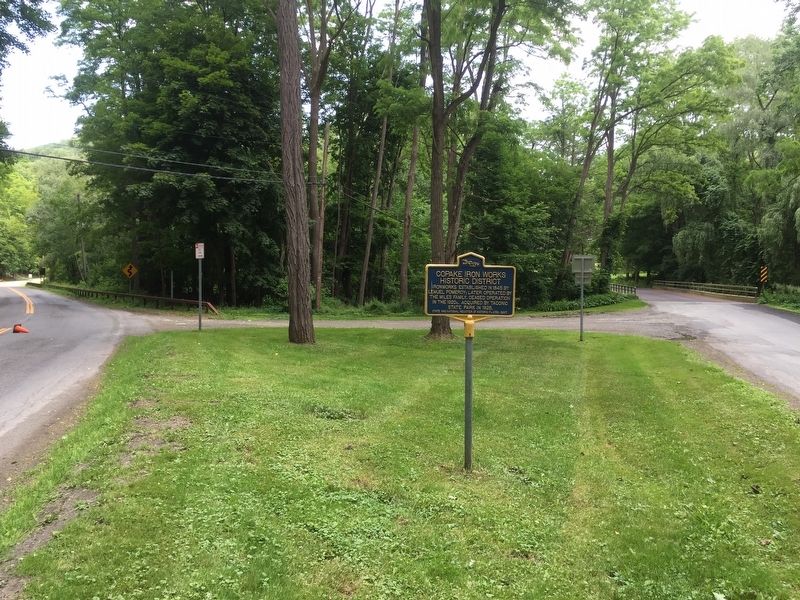 Copake Iron Works Historic District Marker image. Click for full size.