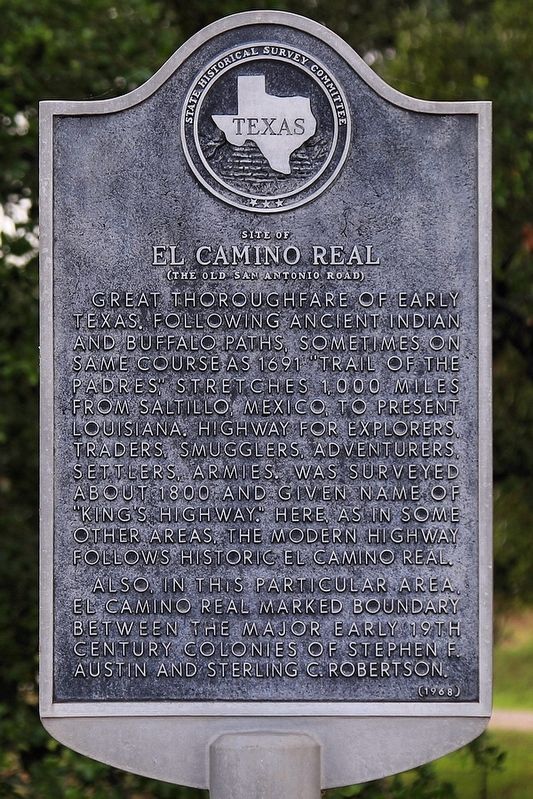 Site of El Camino Real Marker image. Click for full size.