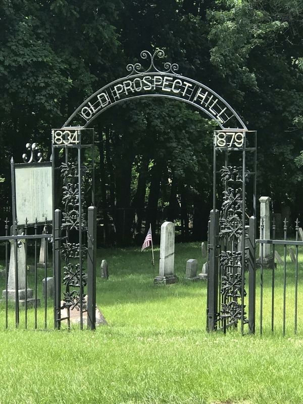 Old Prospect Hill Cemetery Main Entrance image. Click for full size.
