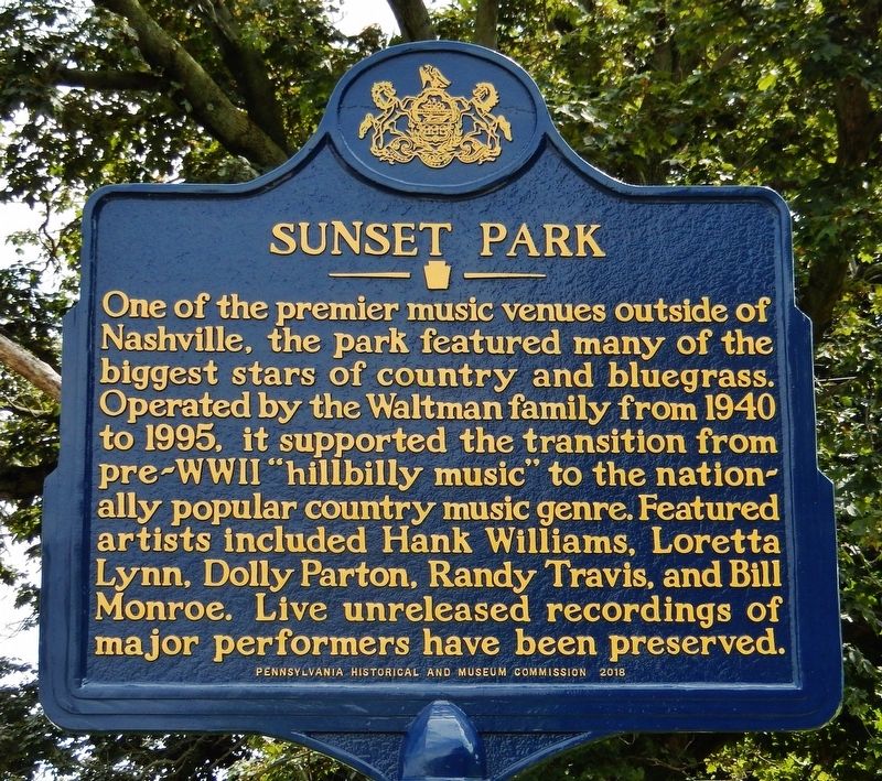 Sunset Park Marker image. Click for full size.