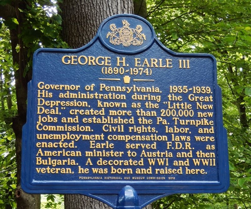 George H. Earle III Marker image. Click for full size.