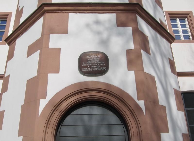 Additional marker found on tower of arsenal. Click for full size. Additional marker found on tower of arsenal image. Click for full size.