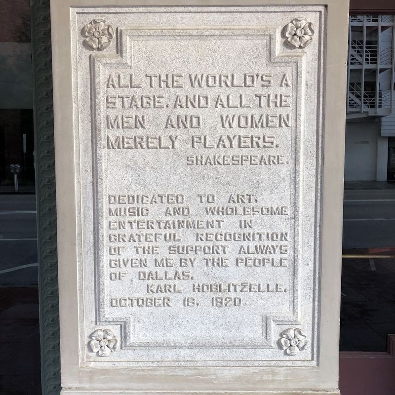 All The World's A Stage, And All The Men And Women Merely Players. image. Click for full size.