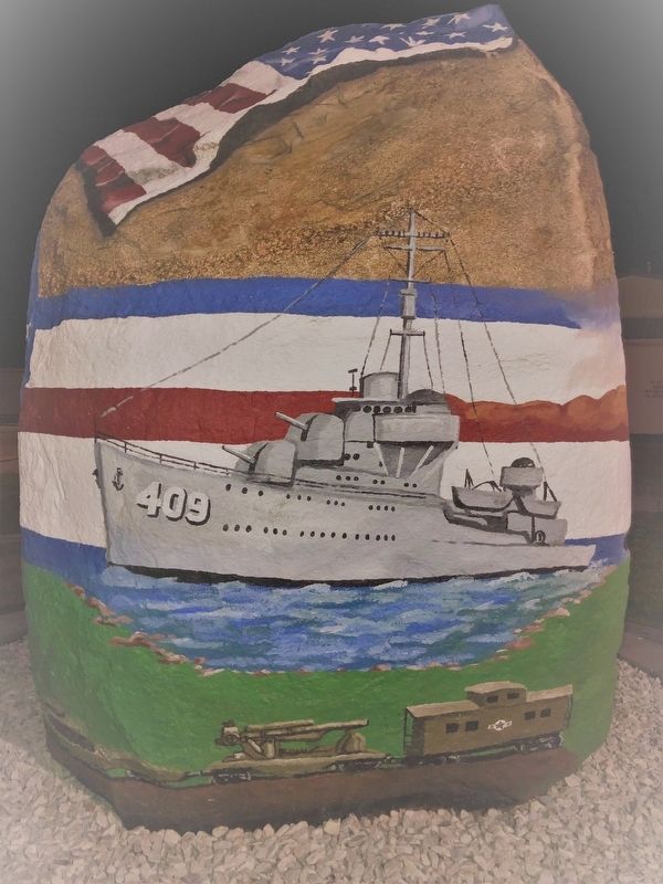 Manilla Freedom Rock Veterans Memorial image. Click for full size.