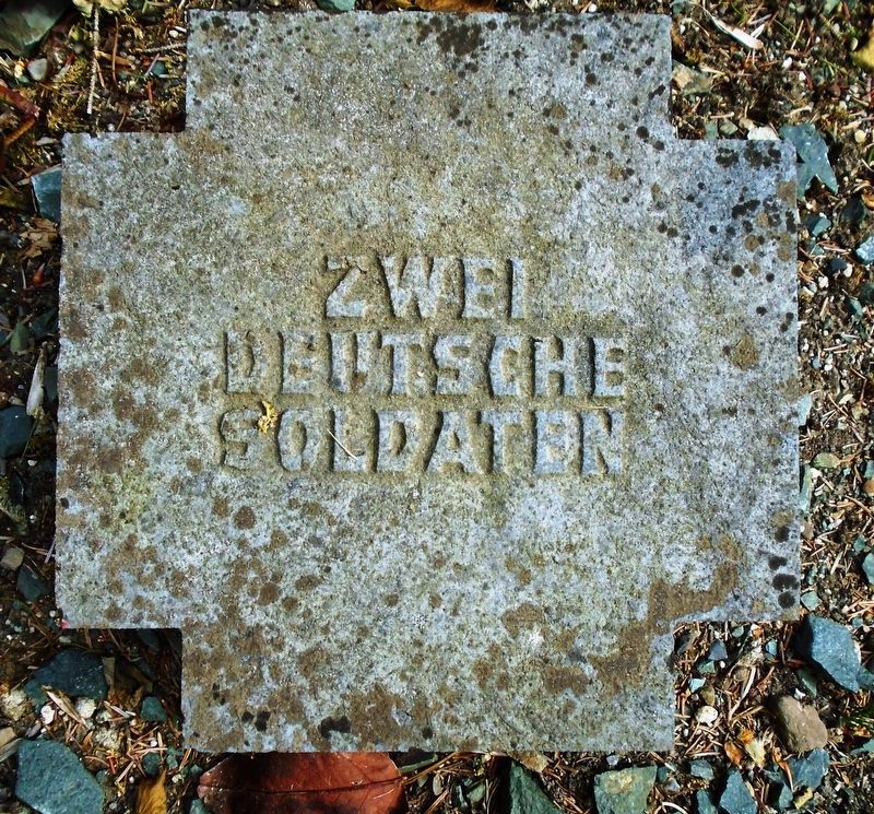 Two Unknown German Soldiers Grave Marker in the German Military Cemetery, Glencree image. Click for full size.