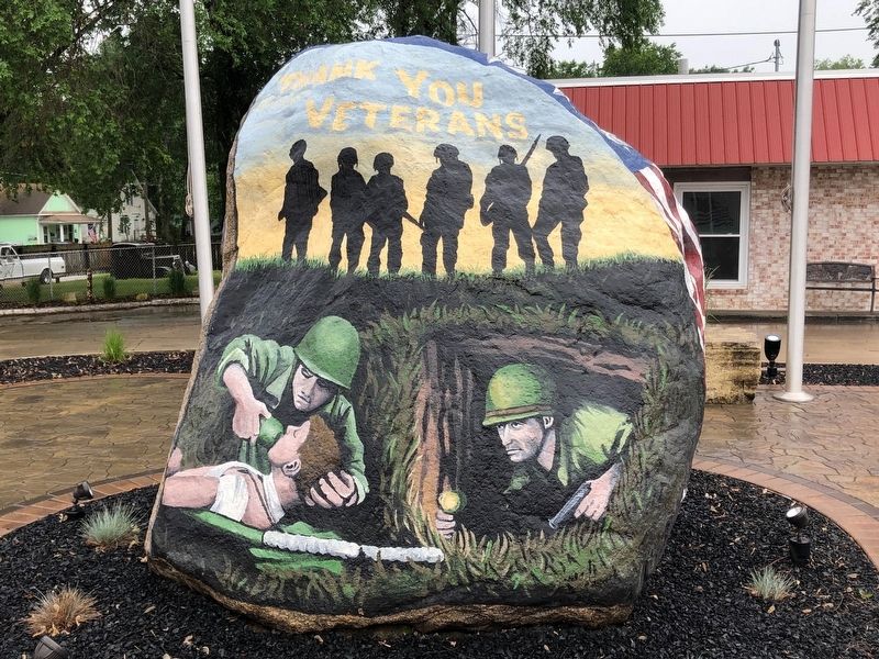 Sac City Freedom Rock Veterans Memorial image. Click for full size.