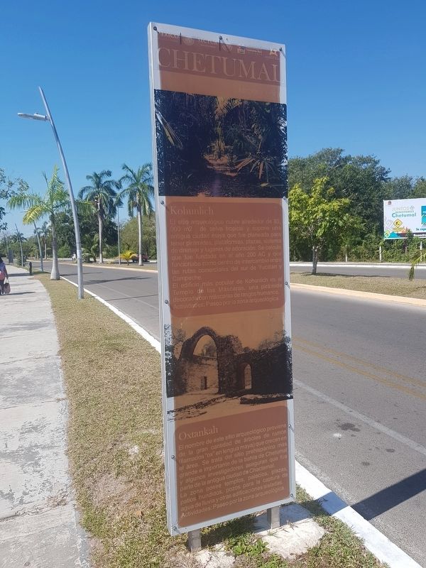 Chetumal - Kohunlich and Oxtankah Marker image. Click for full size.