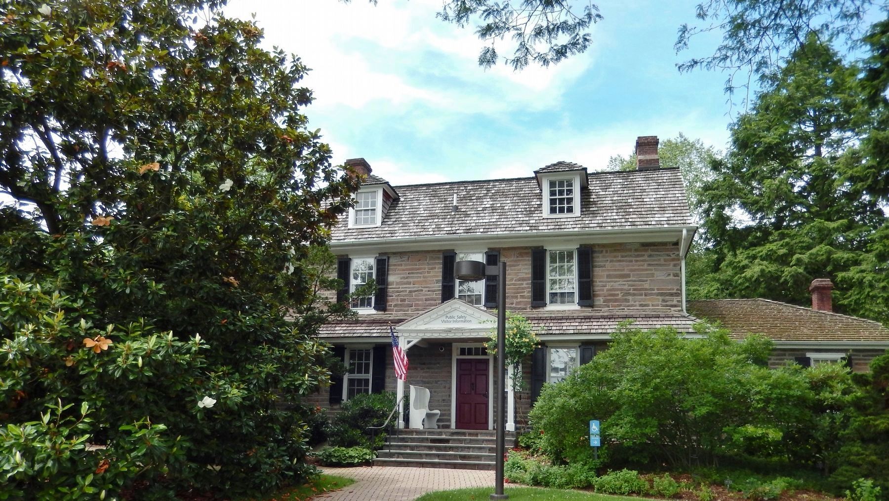 Benjamin West House (<i>about 50 yards northwest of marker</i>) image. Click for full size.