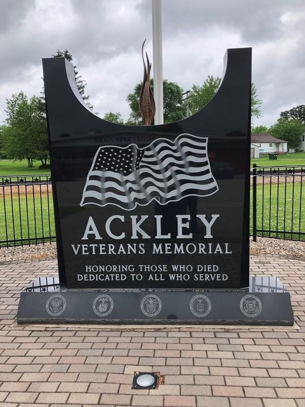Ackley, Iowa Veterans Memorial image. Click for full size.