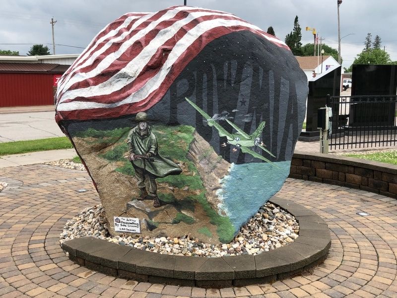 Ackley Freedom Rock Veterans Memorial image. Click for full size.