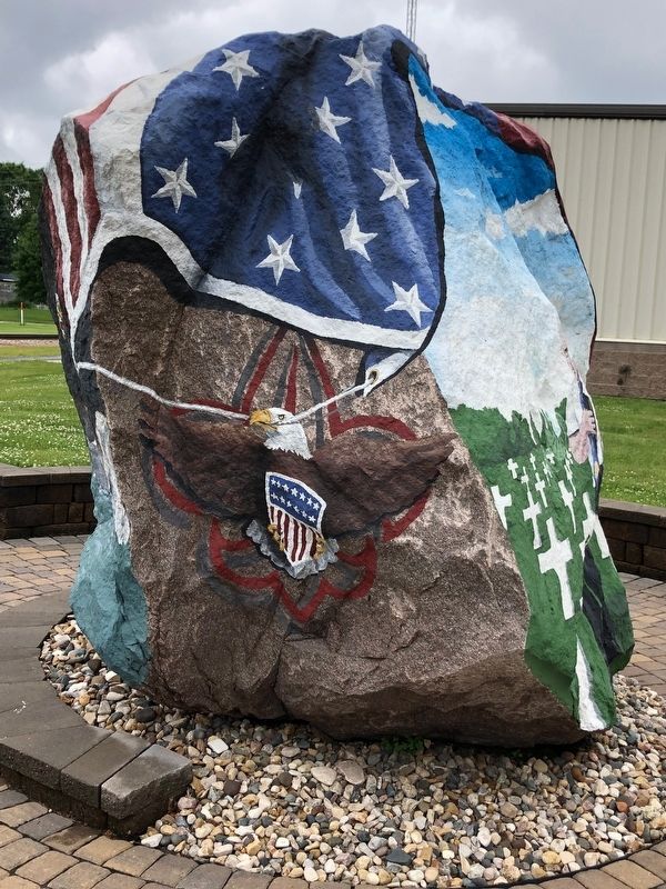 Ackley Freedom Rock Veterans Memorial image. Click for full size.