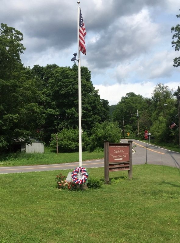 Copake Falls War Memorial. Click for full size. Copake Falls War Memorial image. Click for full size.