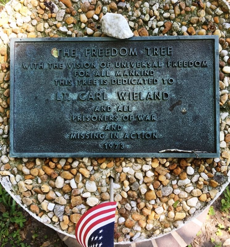 LT. Carl Wieland Marker. Click for full size. LT. Carl Wieland Marker image. Click for full size.