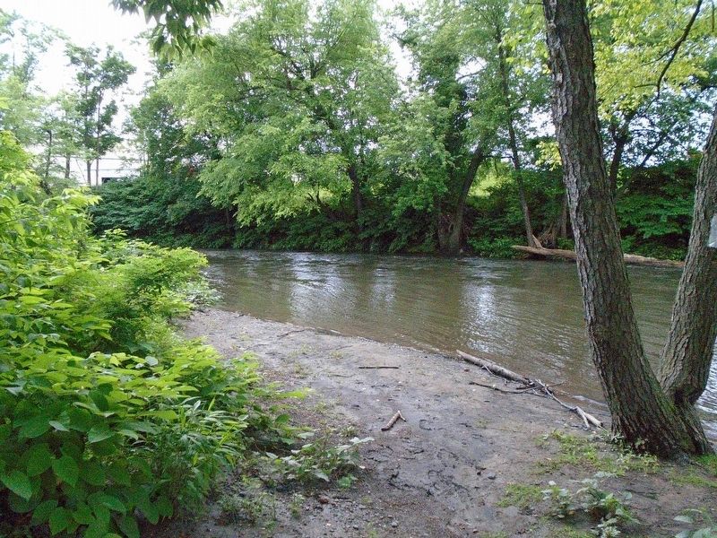 Lackawanna River from Sweeney's Beach image. Click for full size.