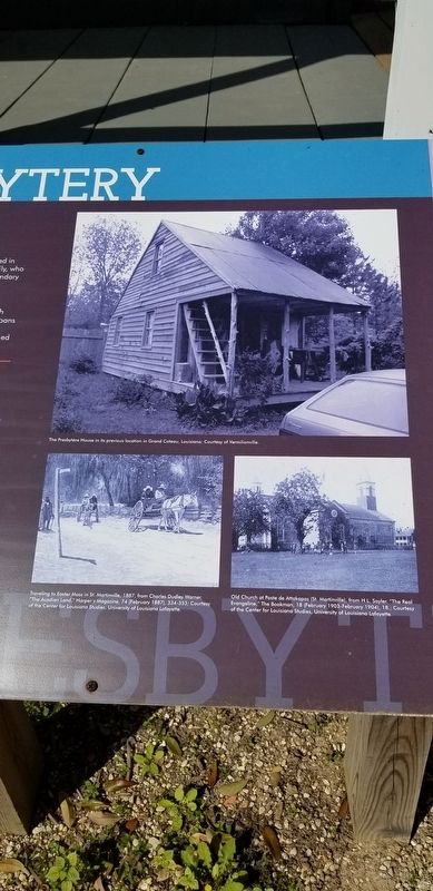 The Presbytery Marker. Click for full size. The Presbytery Marker image. Click for full size.