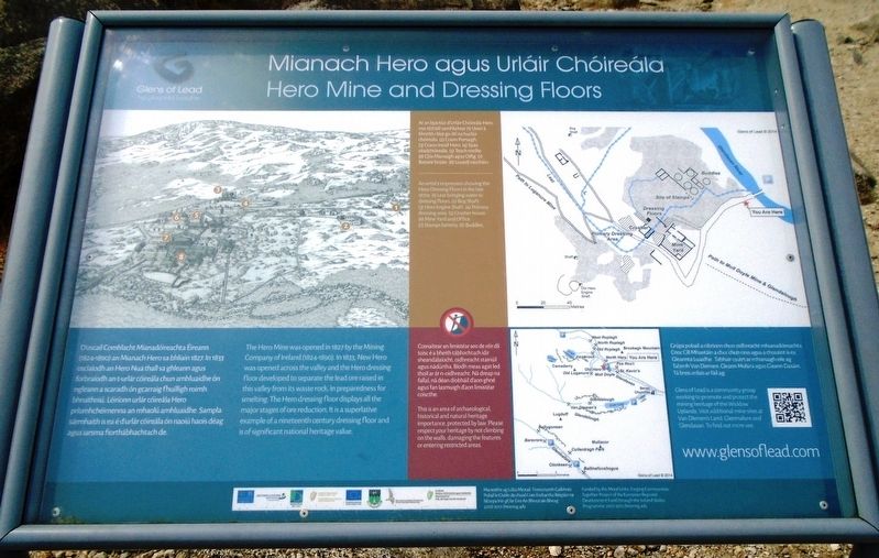 Mianach Hero agus Urláir Chóireála / Hero Mine and Dressing Floors Marker image. Click for full size.