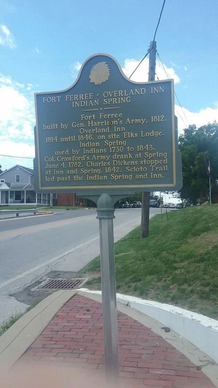 Fort Ferree - Overland Inn - Indian Spring Marker image. Click for full size.
