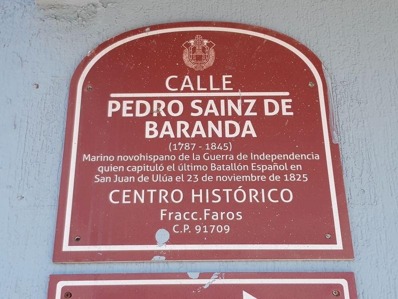 Pedro Sainz de Baranda Marker image. Click for full size.