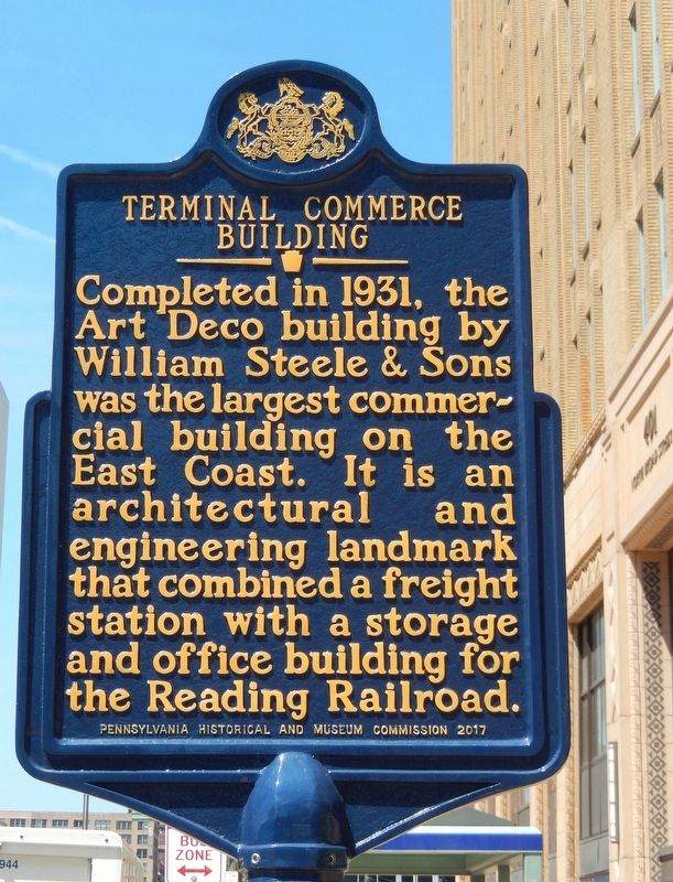 Terminal Commerce Building Marker image. Click for full size.