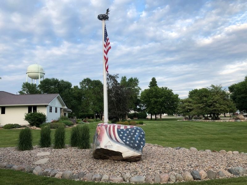 Rolfe Freedom Rock Veterans Memorial. Click for full size. Rolfe Freedom Rock Veterans Memorial image. Click for full size.