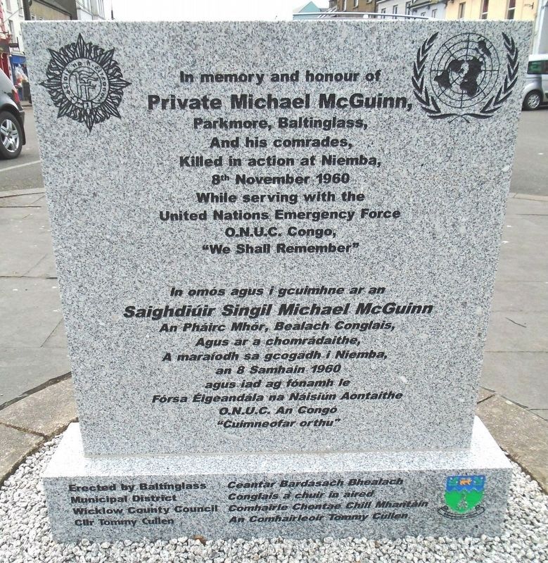 Private Michael McGuinn Monument image. Click for full size.