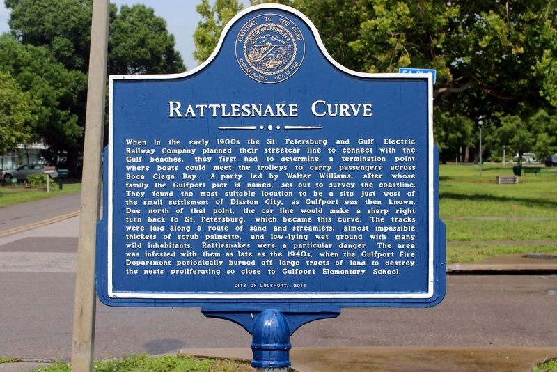 Rattlesnake Curve Marker image. Click for full size.