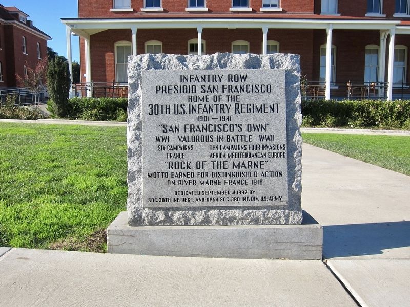 Infantry Row Marker. Click for full size. Infantry Row Marker image. Click for full size.