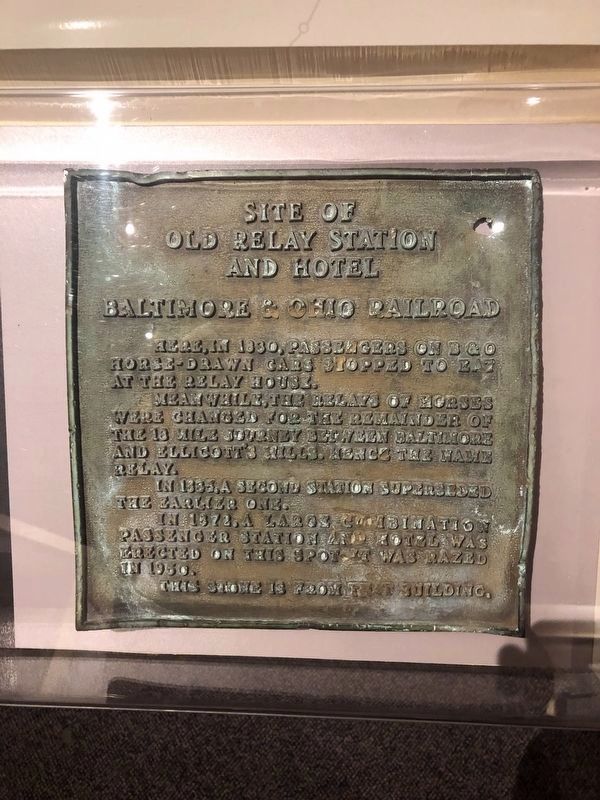 Site of Old Relay Station and Hotel Marker. Click for full size. Site of Old Relay Station and Hotel Marker image. Click for full size.