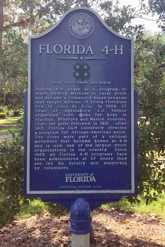 Florida 4-H Marker image. Click for full size.