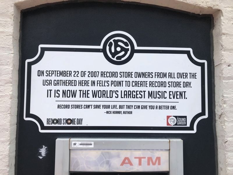 Record Store Day Marker image. Click for full size.
