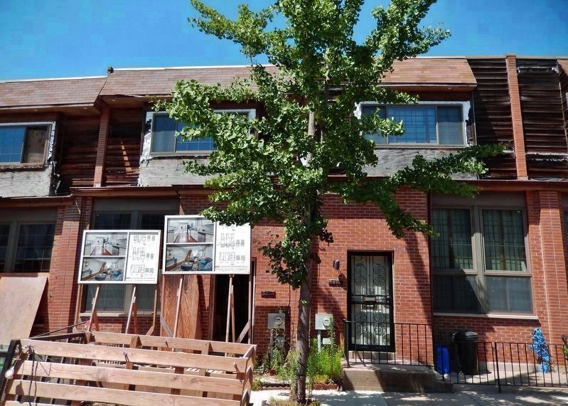 6221 Osage Avenue<br>(<i>housing STILL under construction as of 2019 1/2 block east of marker</i>). Click for full size. 6221 Osage Avenue<br>(<i>housing STILL under construction as of 2019 1/2 block east of marker</i>) image. Click for full size.