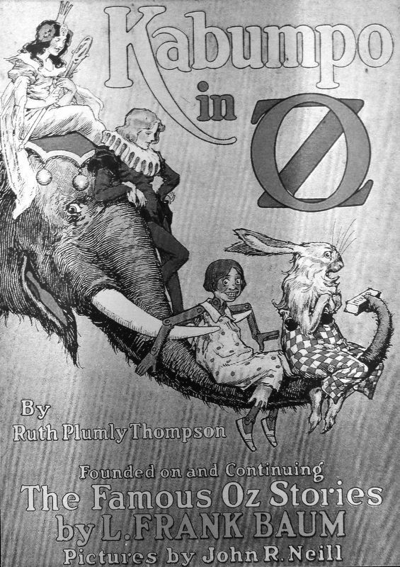 "<i>Kabumpo in Oz</i>" book cover<br>(<i>on plaque beside front door</i>) image. Click for full size.