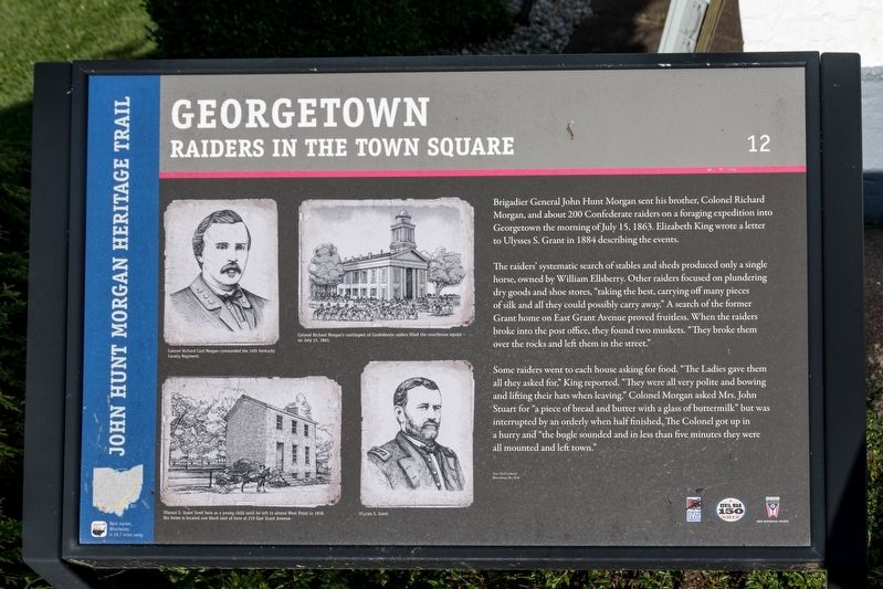 Georgetown - Raiders in the Town Square Marker image. Click for full size.